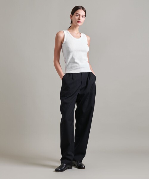 tシャツ 「LOEFF」パイル タンクトップ レディース セール】＜LOEFF＞パイル タンクトップ（Tシャツ/カットソー
