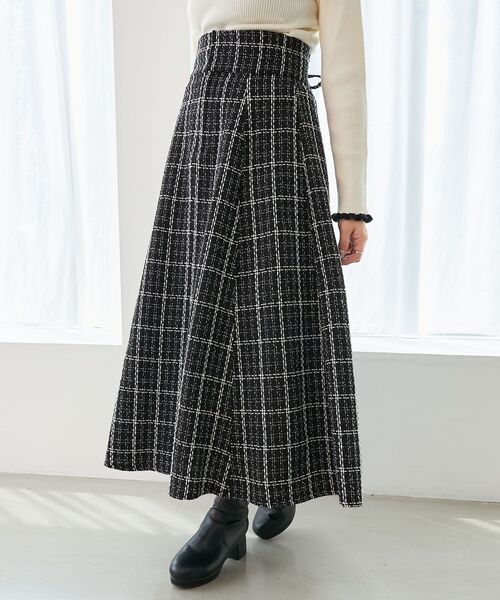 MAJESTIC LEGON(マジェスティックレゴン)の「【丈が選べる/スタイルアップが叶う】バックレースアップフレアスカート(スカート・レディース・ホワイト系その他2/グレー/オフホワイト/ブラック系その他3/ブラック系その他2/ブラック/ブラック系その他/ホワイト系その他/グレー系その他/アイボリー/ホワイト系その他3/A/ダークブラウン/ブラウン/ブラウン系その他2/ホワイト系その他4/B/ブラウン系その他5・MEDIUM/SMALL)」の20枚目の写真