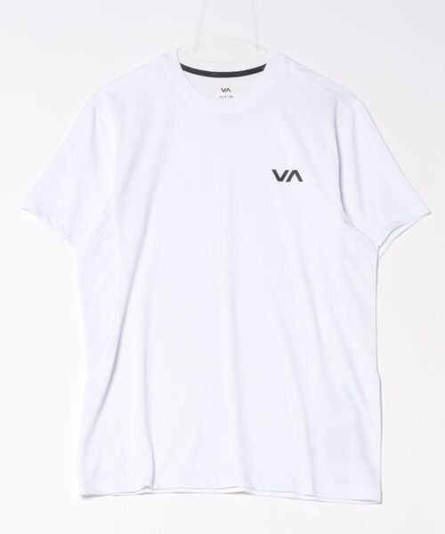 RVCA(ルーカ)の「RVCA メンズ 【VA SPORT】 PORT VENT SS 【2025年春夏モデル】/ルーカ伸縮吸汗抗菌性半袖Tシャツ(Tシャツ/カットソー・メンズ・ホワイト/ブラック/グレー系その他・SMALL/MEDIUM/LARGE/X-LARGE)」の1枚目の写真