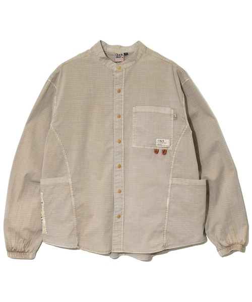 go slow caravan（ゴースローキャラバン）の「Duckster/ダックスター　ピグメントリップストップ ３マイルシャツ（シャツ/ブラウス・メンズ・モカ/ブラック・MEDIUM/LARGE/X-LARGE）」の18枚目の写真