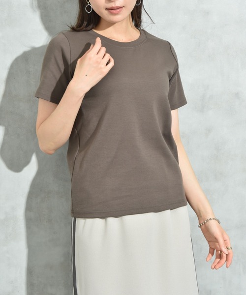 INTERPLANET（インタープラネット）の「ＣＩＣＡ配合ベーシックＴシャツ（Tシャツ/カットソー・レディース・オフホワイト/グレー/ブラック・FREE）」の16枚目の写真