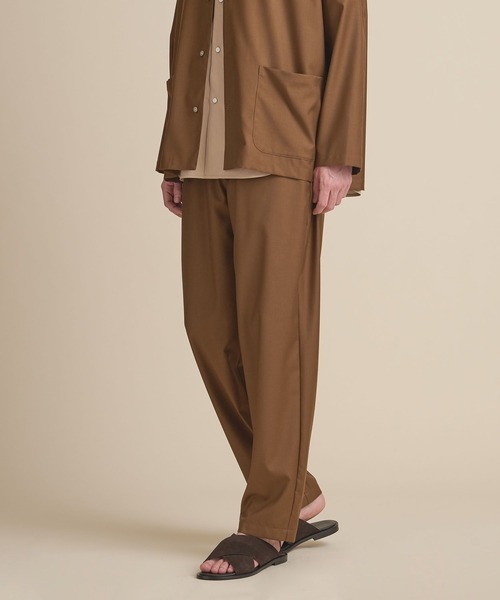 UNITED ARROWS(ユナイテッドアローズ)の「【マルチサイズ】ドレープ オールギャザー テーパード イージーパンツ -セットアップ対応-(その他パンツ・メンズ・ベージュ/ブラウン/ネイビー/オリーブ/ブラック/ダークグレー・マルチサイズ)」の14枚目の写真