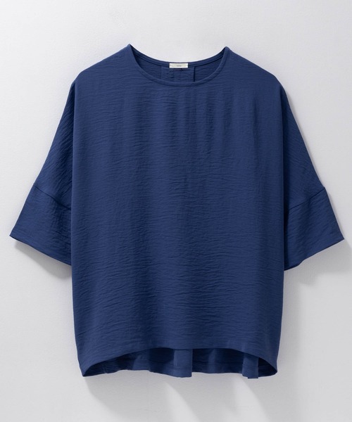 NAVY(ネイビー)の「nAvy SARARI ウェーブバックタックプルオーバー(シャツ/ブラウス・レディース・チャコールグレー/セージグリーン/ブルー・M/L)」の21枚目の写真