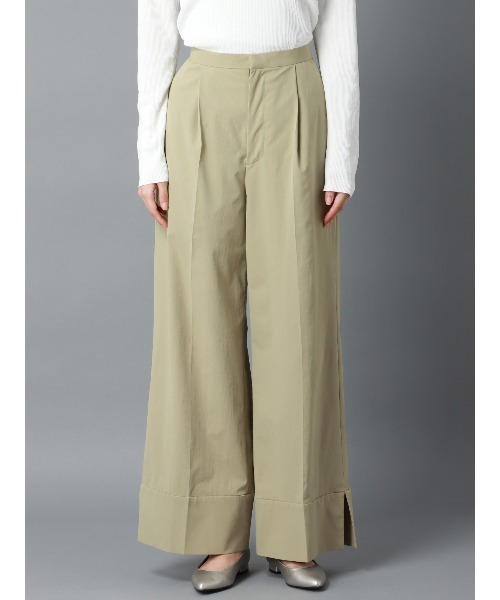 CIS.（シス）の「CIS． ライトウェイトタックストレートパンツ ウォッシャブル（その他パンツ・レディース・ホワイト系/オリーブ系・34(5号)/36(7号)/38(9号)/40(11号)）」の10枚目の写真
