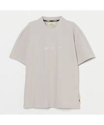【VIVA HEART/GOLF】ナイロンテレコ半袖モックネックシャツ
