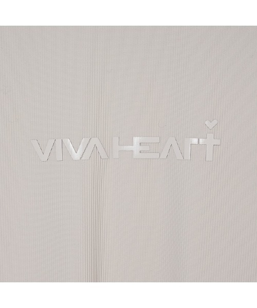 VIVA HEART(ビバハート)の「【VIVA HEART/GOLF】ナイロンテレコ半袖モックネックシャツ(シャツ/ブラウス・メンズ・ライトグレー/ブラック・50)」の10枚目の写真