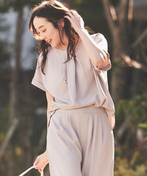 UNTITLED（アンタイトル）の「【セットアップ可/接触冷感/イージーケア】リラクミスト　2WAYブラウス（シャツ/ブラウス・レディース・ベージュ/ネイビー/ブラック/オフホワイト/チャコールグレー・00/01/02/03/04/44/46/48/50）」の15枚目の写真