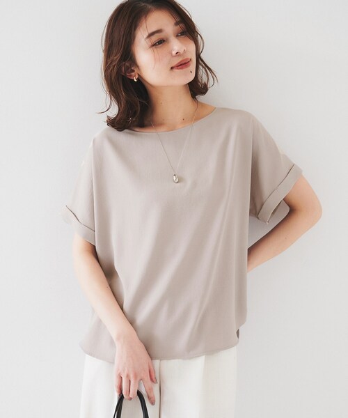 UNTITLED（アンタイトル）の「【セットアップ可/接触冷感/イージーケア】リラクミスト　2WAYブラウス（シャツ/ブラウス・レディース・ベージュ/ネイビー/ブラック/オフホワイト/チャコールグレー・00/01/02/03/04/44/46/48/50）」の18枚目の写真