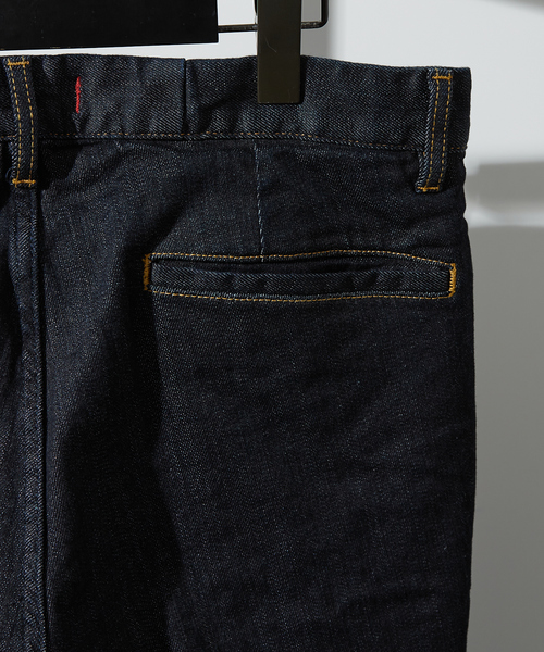 RED CARD TOKYO（レッドカード）の「【RED CARD TOKYO】Slack / デニムスラックス（デニムパンツ・メンズ・ホワイト/ダークネイビー・32/30/31/28/29）」の7枚目の写真