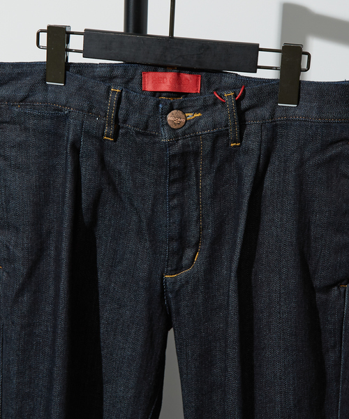 RED CARD TOKYO（レッドカード）の「【RED CARD TOKYO】Slack / デニムスラックス（デニムパンツ・メンズ・ホワイト/ダークネイビー・32/30/31/28/29）」の6枚目の写真