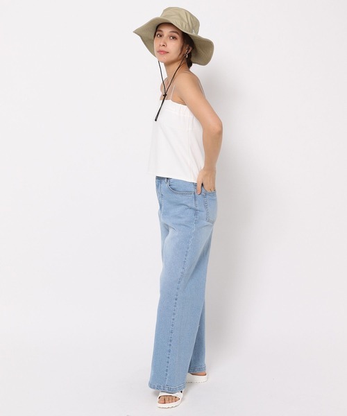 NEW ERA(ニューエラ)の「【HEREIAM】NEWERA別注/AdventureHAT WIRE in 2.0(ハット・レディース・ベージュ/ブラック・MEDIUM)」の7枚目の写真