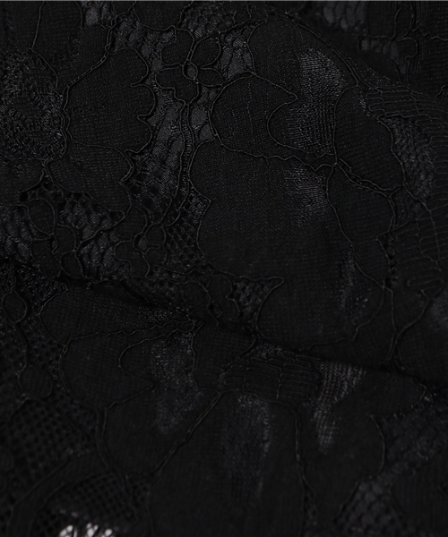 La TOTALITE（ラトータリテ）の「ツイカサイドグログランレーススカート◆（スカート・レディース・ブラック/カーキ/ブラウン・38/36）」の12枚目の写真