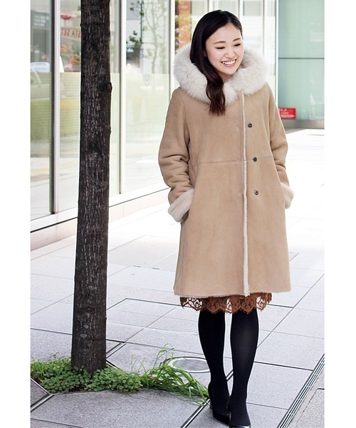 La TOTALITE（ラトータリテ）の「ツイカサイドグログランレーススカート◆（スカート・レディース・ブラック/カーキ/ブラウン・38/36）」の16枚目の写真