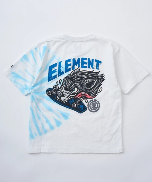 ELEMENT(エレメント)の「ELEMENT キッズ TIMBER WOLF SS YOUTH Tシャツ 【2025年春夏モデル】/エレメントキッズTIMBERコラボバックプリント半袖Tシャツ(Tシャツ/カットソー・キッズ・グリーン系その他/ブラック/ブラック×レッド・LARGE/MEDIUM/SMALL/X-LARGE)」の3枚目の写真