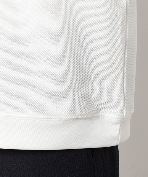 Grand PARK(グランドパーク)の「ラッセル鹿の子オーバーネックリブTシャツ(Tシャツ/カットソー・メンズ・ブラック/ネイビー/ホワイト・X-LARGE/MEDIUM/LARGE)」の10枚目の写真