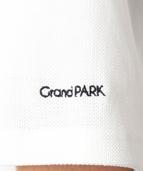 Grand PARK(グランドパーク)の「ラッセル鹿の子オーバーネックリブTシャツ(Tシャツ/カットソー・メンズ・ブラック/ネイビー/ホワイト・X-LARGE/MEDIUM/LARGE)」の11枚目の写真