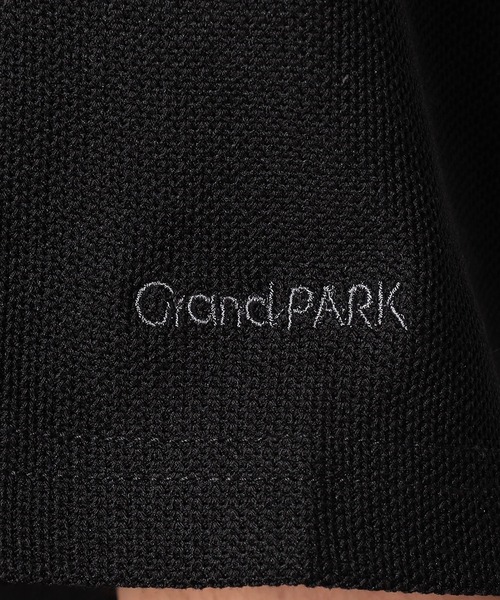 Grand PARK(グランドパーク)の「ラッセル鹿の子オーバーネックリブTシャツ(Tシャツ/カットソー・メンズ・ブラック/ネイビー/ホワイト・X-LARGE/MEDIUM/LARGE)」の12枚目の写真