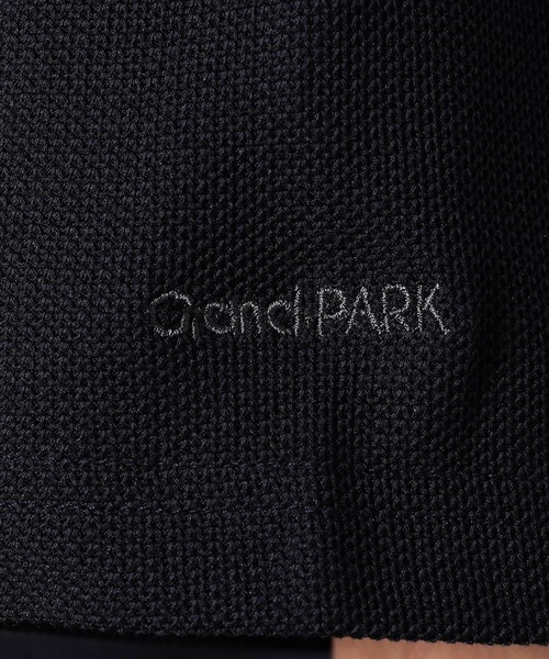 Grand PARK(グランドパーク)の「ラッセル鹿の子オーバーネックリブTシャツ(Tシャツ/カットソー・メンズ・ブラック/ネイビー/ホワイト・X-LARGE/MEDIUM/LARGE)」の13枚目の写真
