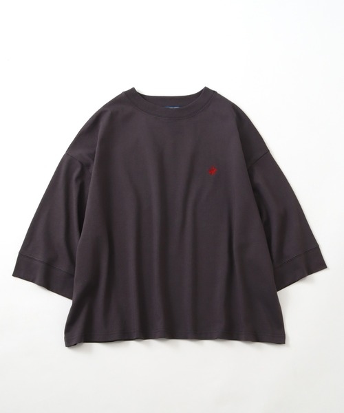BEVERLY HILLS POLO CLUB(ビバリーヒルズポロクラブ)の「【BEVERLY HILLS POLO CLUB/ビバリーヒルズポロクラブ】 ワイドスリーブTシャツ(Tシャツ/カットソー・レディース・ライトベージュ/スミクロ/オフホワイト/サックスブルー・M)」の19枚目の写真
