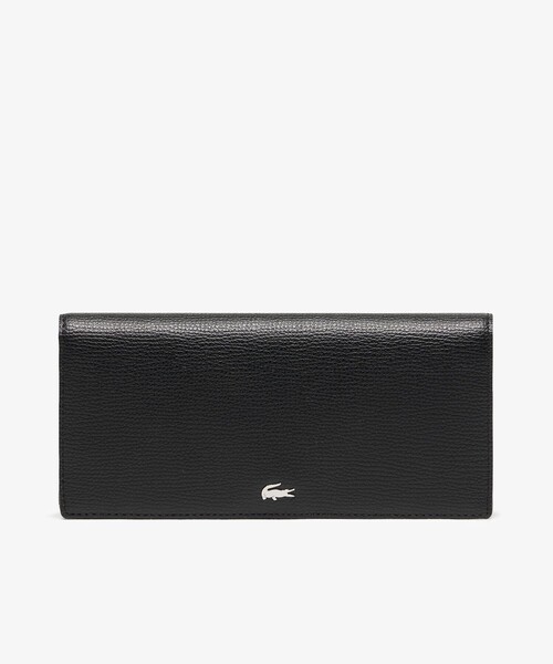 LACOSTE(ラコステ)の「シュリンクレザー ロングウォレット(財布・メンズ・ブラック/ネイビー/グリーン・FREE)」の2枚目の写真