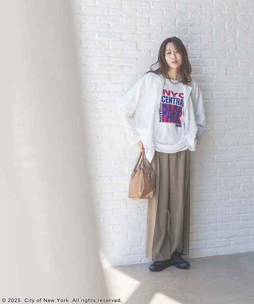 GLOBAL WORK（グローバルワーク）の「NYC＊プリントT半袖/329191（Tシャツ/カットソー・レディース・オフホワイト/チャコールグレー・MEDIUM/X-LARGE）」の13枚目の写真