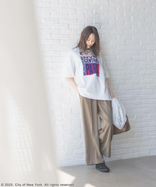 GLOBAL WORK（グローバルワーク）の「NYC＊プリントT半袖/329191（Tシャツ/カットソー・レディース・オフホワイト/チャコールグレー・MEDIUM/X-LARGE）」の15枚目の写真