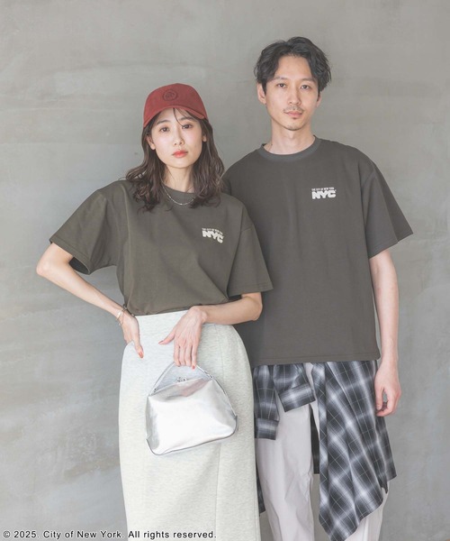 GLOBAL WORK（グローバルワーク）の「NYC＊プリントT半袖/329191（Tシャツ/カットソー・レディース・オフホワイト/チャコールグレー・MEDIUM/X-LARGE）」の20枚目の写真