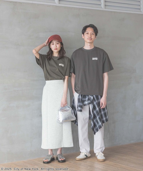 GLOBAL WORK（グローバルワーク）の「NYC＊プリントT半袖/329191（Tシャツ/カットソー・レディース・オフホワイト/チャコールグレー・MEDIUM/X-LARGE）」の22枚目の写真