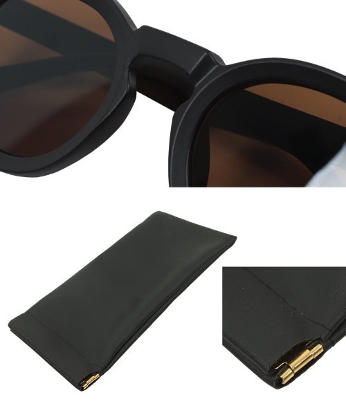 KOBE LETTUCE（コウベレタス）の「[ 春名亜美さんセレクト ]選べるフレームファッショングラス（サングラス・レディース・ブラウン系/ブラック×ブルー/ブラック×ブラック/ブラック系1/ブラック系・FREE）」の11枚目の写真