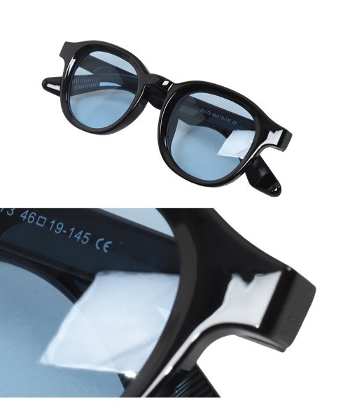 KOBE LETTUCE（コウベレタス）の「[ 春名亜美さんセレクト ]選べるフレームファッショングラス（サングラス・レディース・ブラウン系/ブラック×ブルー/ブラック×ブラック/ブラック系1/ブラック系・FREE）」の12枚目の写真