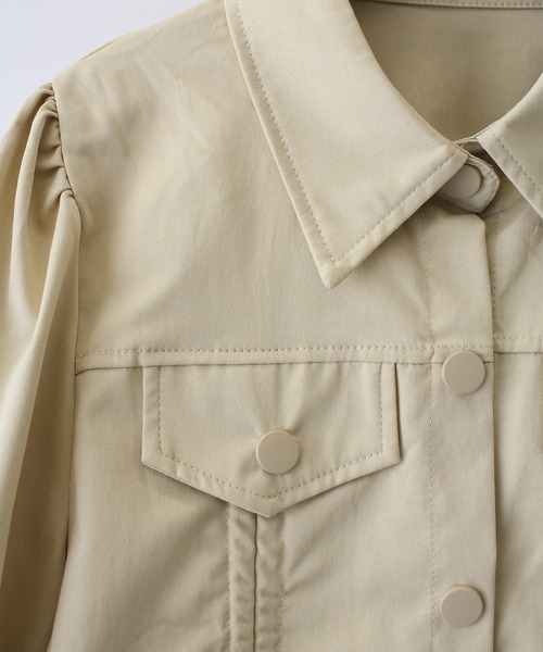 SpRay（スプレイ）の「シャーリングジャケットｘキャミワンピース（ワンピース・レディース・ブラック/アイボリー/ベージュ・FREE）」の18枚目の写真