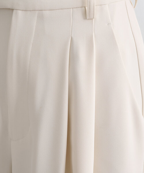 Omekashi（オメカシ）の「タックワイドスラックス（スラックス・レディース・オフホワイト/グレー/ブラック/チャコールグレー・38/36/PS）」の16枚目の写真