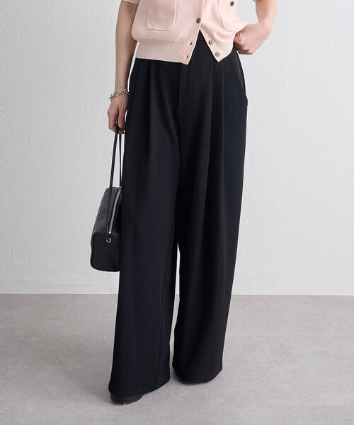 Omekashi（オメカシ）の「タックワイドスラックス（スラックス・レディース・オフホワイト/グレー/ブラック/チャコールグレー・38/36/PS）」の21枚目の写真