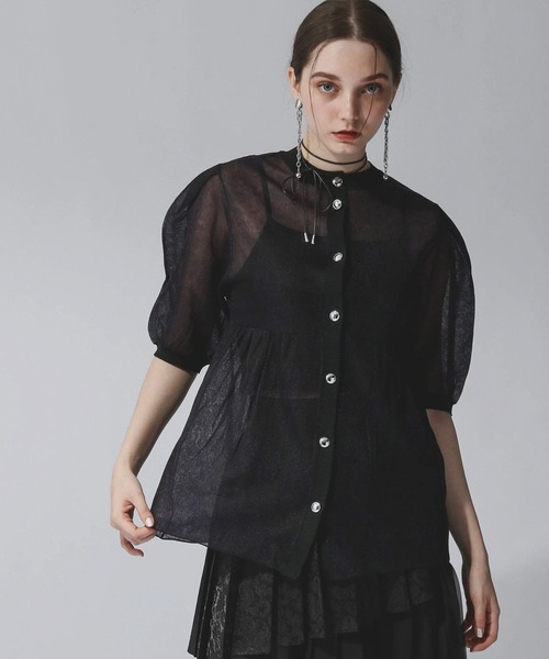 セール】ペプラムシアーカーディガン(HARE)（カーディガン/ボレロ