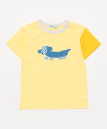 アニマル編みモチーフTシャツ