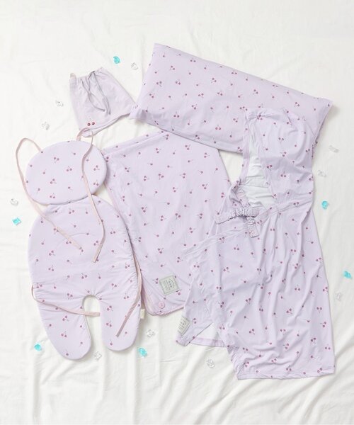 apres les cours(アプレレクール)の「【UVカット/3WAY】ひんやりマルチポンチョ(ブランケット・キッズ・ピンク/アイボリー・FREE)」の15枚目の写真