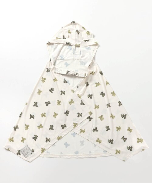 apres les cours(アプレレクール)の「【UVカット/3WAY】ひんやりマルチポンチョ(ブランケット・キッズ・ピンク/アイボリー・FREE)」の17枚目の写真