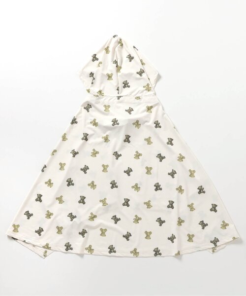 apres les cours(アプレレクール)の「【UVカット/3WAY】ひんやりマルチポンチョ(ブランケット・キッズ・ピンク/アイボリー・FREE)」の4枚目の写真