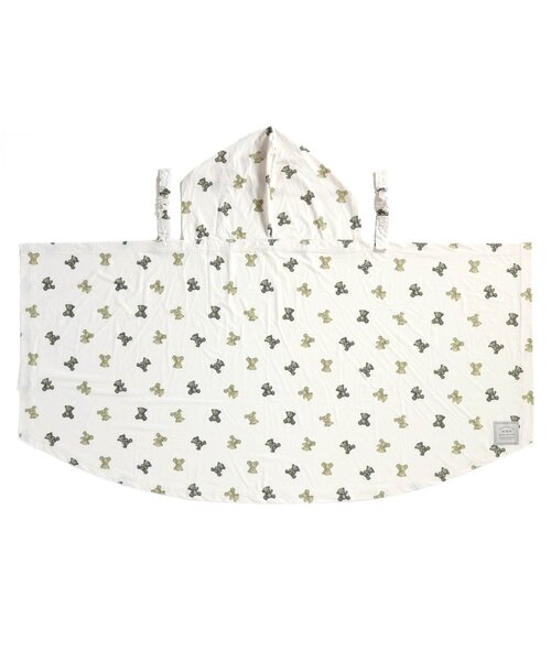 apres les cours(アプレレクール)の「【UVカット/3WAY】ひんやりマルチポンチョ(ブランケット・キッズ・ピンク/アイボリー・FREE)」の11枚目の写真