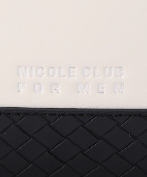 NICOLE CLUB FOR MEN(ニコルクラブフォーメン)の「トラペゾイド 2WAYミニショルダーバッグ(ショルダーバッグ・メンズ・ネイビー/ベージュ/ブラック・FREE)」の14枚目の写真