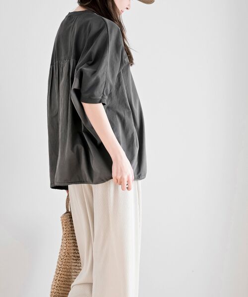 rps（アールピーエス）の「ピグメント天竺ドルマンドロストプルオーバー（その他トップス・レディース・グリーン/パープル/ブラック・フリー）」の5枚目の写真