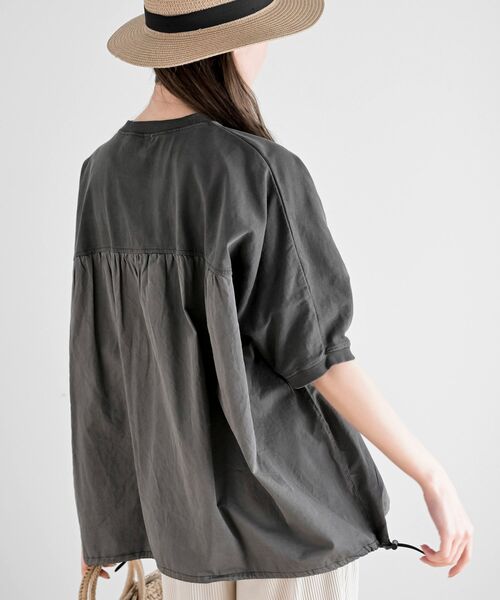 rps（アールピーエス）の「ピグメント天竺ドルマンドロストプルオーバー（その他トップス・レディース・グリーン/パープル/ブラック・フリー）」の10枚目の写真