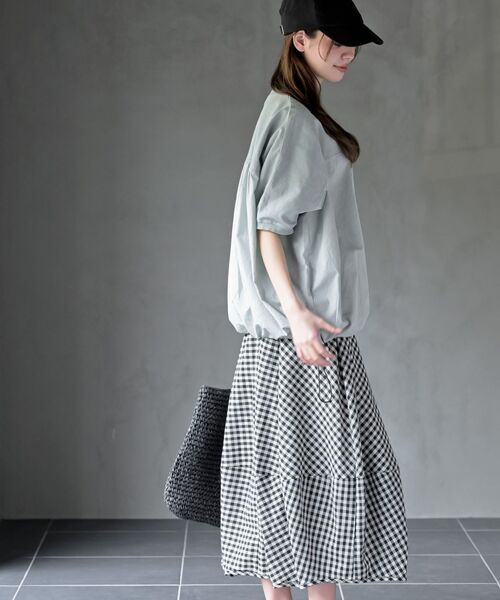 rps（アールピーエス）の「ピグメント天竺ドルマンドロストプルオーバー（その他トップス・レディース・グリーン/パープル/ブラック・フリー）」の13枚目の写真