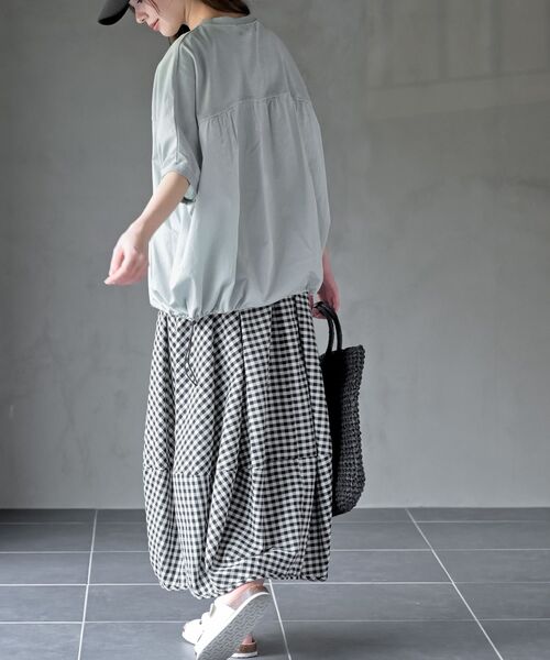 rps（アールピーエス）の「ピグメント天竺ドルマンドロストプルオーバー（その他トップス・レディース・グリーン/パープル/ブラック・フリー）」の14枚目の写真