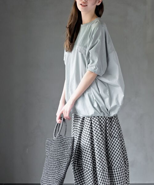 rps（アールピーエス）の「ピグメント天竺ドルマンドロストプルオーバー（その他トップス・レディース・グリーン/パープル/ブラック・フリー）」の15枚目の写真