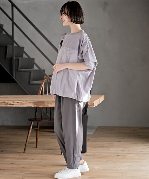 rps（アールピーエス）の「ピグメント天竺ドルマンドロストプルオーバー（その他トップス・レディース・グリーン/パープル/ブラック・フリー）」の20枚目の写真