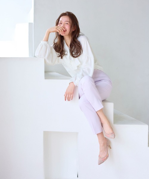 SEVEN TWELVE THIRTY(セヴントゥエルヴサーティー)の「LovelyWalkプラス チュールコンビパンプス(パンプス・レディース・ベージュ系その他/マルチ/ブラック/パイソン・22cm/22.5cm/23cm/23.5cm/24cm/24.5cm)」の11枚目の写真