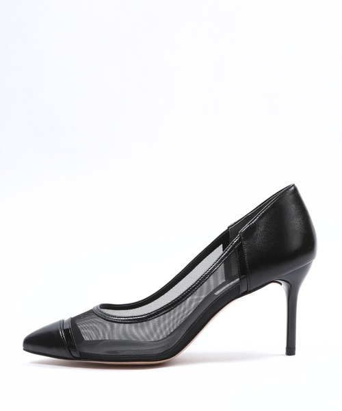 SEVEN TWELVE THIRTY(セヴントゥエルヴサーティー)の「LovelyWalkプラス チュールコンビパンプス(パンプス・レディース・ベージュ系その他/マルチ/ブラック/パイソン・22cm/22.5cm/23cm/23.5cm/24cm/24.5cm)」の6枚目の写真