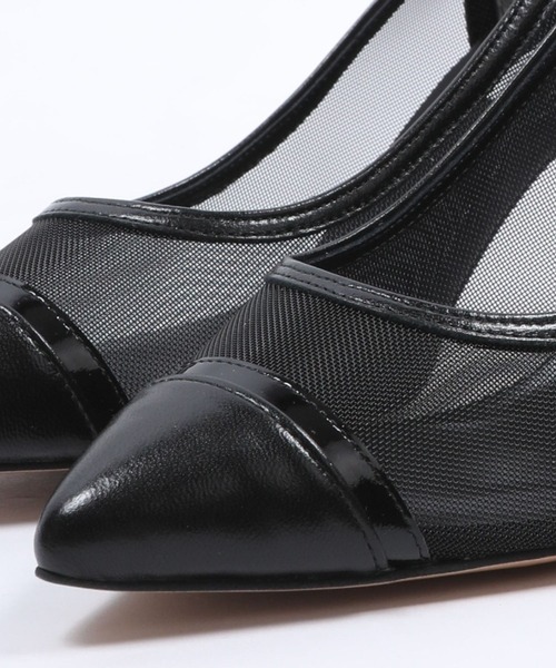 SEVEN TWELVE THIRTY(セヴントゥエルヴサーティー)の「LovelyWalkプラス チュールコンビパンプス(パンプス・レディース・ベージュ系その他/マルチ/ブラック/パイソン・22cm/22.5cm/23cm/23.5cm/24cm/24.5cm)」の9枚目の写真