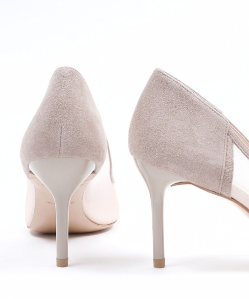 SEVEN TWELVE THIRTY(セヴントゥエルヴサーティー)の「LovelyWalkプラス チュールコンビパンプス(パンプス・レディース・ベージュ系その他/マルチ/ブラック/パイソン・22cm/22.5cm/23cm/23.5cm/24cm/24.5cm)」の14枚目の写真
